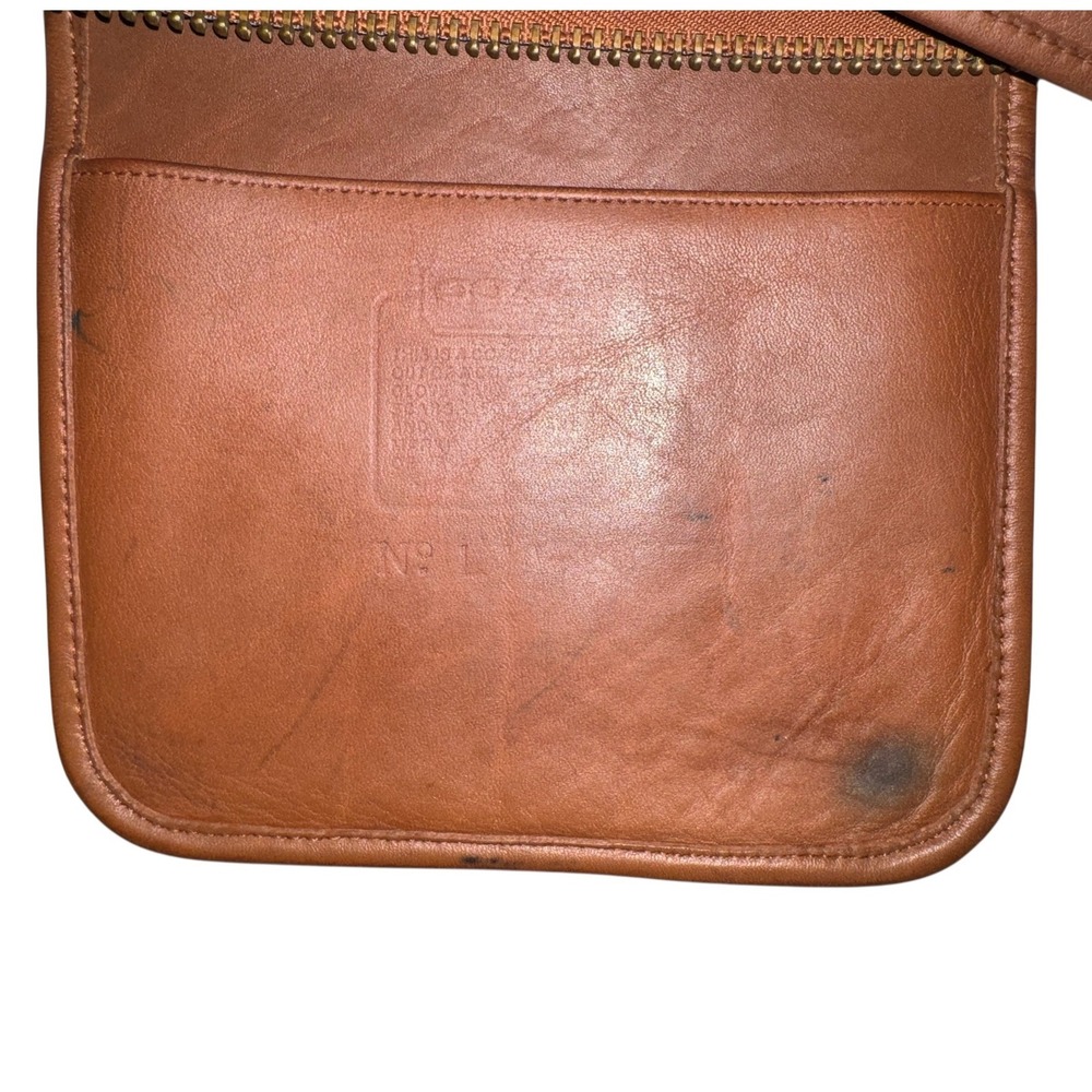 Vintage Coach Mahogany Leather Bucket Bag Brass Hardware Zip Top Shoulder Bag - Picture 16 of 16